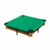 Gorilla Playsets 02-3018 Interlocking Sandbox with Cover, Wood, Square, 45.5""