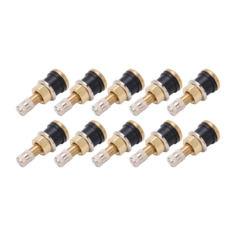 10 Pcs Brass Valve Stem TR501 High Strength Tubeless Truck