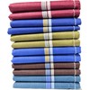 Royal Mart Men's Handkerchiefs 100% Cotton Handkerchief - Multicolor -