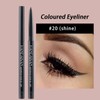 Coloured Eyeliner Black Liquid Eyeliner Waterproof Matte Eyeliner Pencil, All