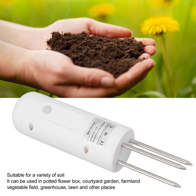 Fdit Zigbee Soil Sensor Smart Home Tool 304 Monitoring Wireless