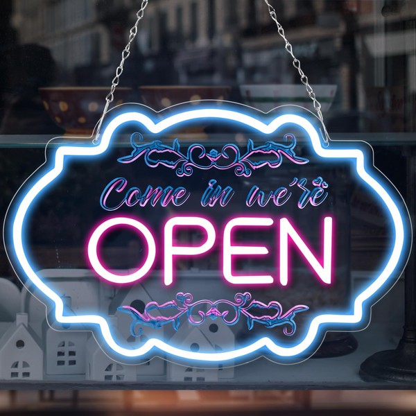 Open Signs for Business, Super Bright LED Neon Open Sign