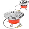 Outdoor Windproof Folding Camping Portable Mini Burner Picnic Barbecue Gas