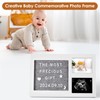 ZONJIE Baby First Scan Photo Frame, Wooden Baby Sonogram and