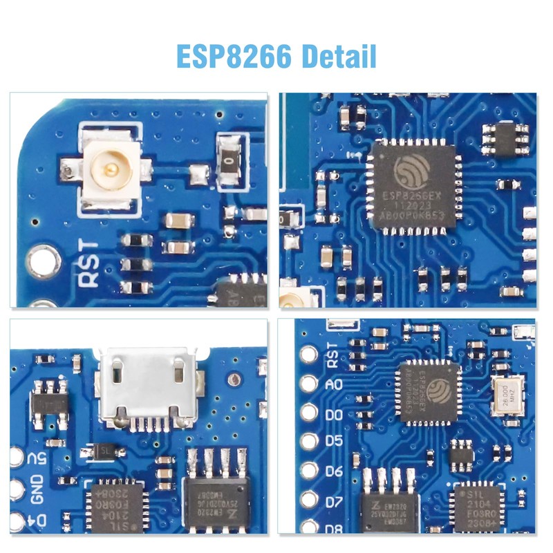 ESP8266 Mini PRO Development Board Binghe Pack of 3 ESP8266