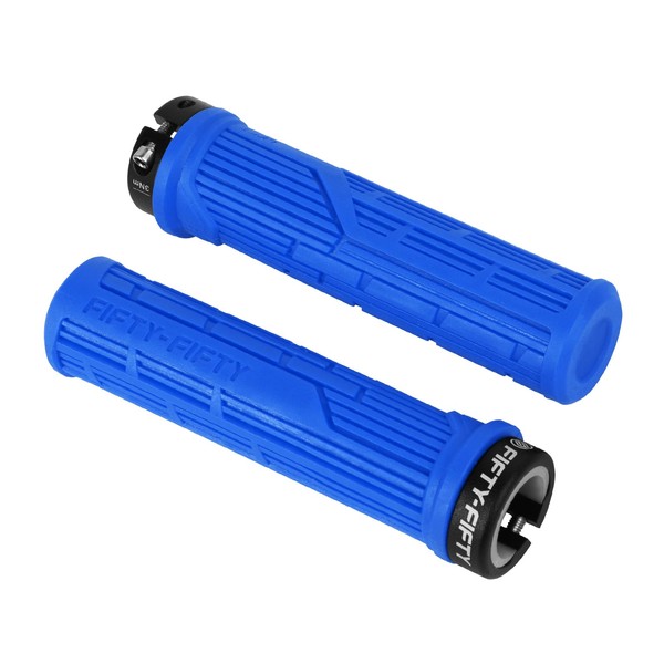 FIFTY-FIFTY Mountain Bike Grips, Single Lock-on MTB Grips, Soft and