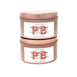 Trader Joe's - Peony Blossom Candle NET WT. 5.7 OZ Each - Set of 2