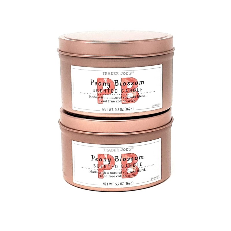 Trader Joe's - Peony Blossom Candle NET WT. 5.7 OZ