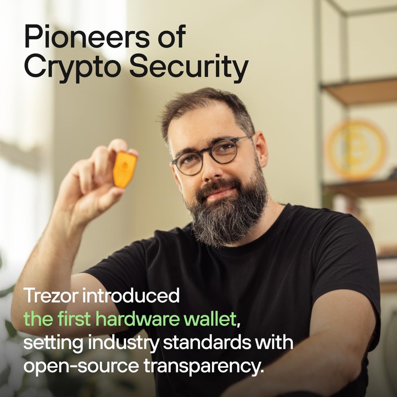 Trezor Safe 3 - Passphrase & Secure Element Protected Crypto