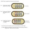 riin 2X Combination Padlock Alloy Indoor Outdoor Rust Proof Weather
