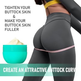 Crema reafirmante para muslos y glúteos, crema hidratante reparadora de la piel del cuerpo de rápida absorción, crema suavizante para glúteos para muj