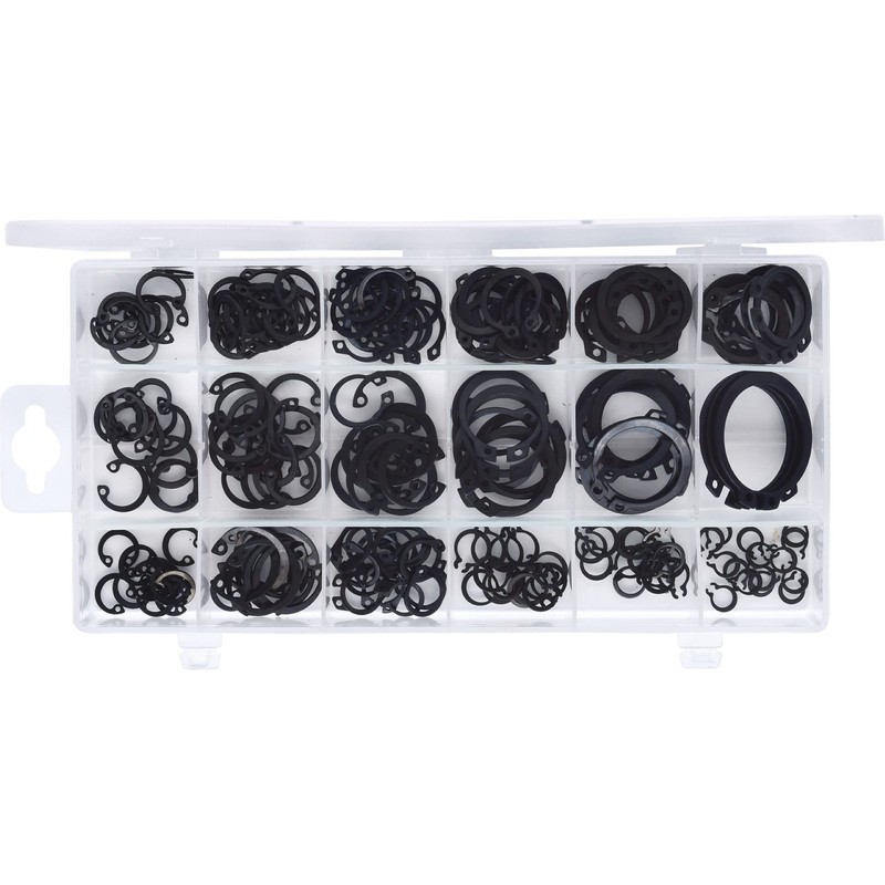 KS Tools 970.0310 Snap rings assortment, external + internal, Ø6-32