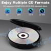 Tragbarer CD-Player mit Dual-Lautsprechern | Antischock, USB/AUX, LCD-Display | 5