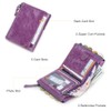 CONTACTS Soft Leather Wallet for Women Small Bifold Coin Purse