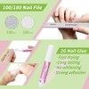 Acrylic Nail Tips Set, Venares 500 Pieces White Nail Tips