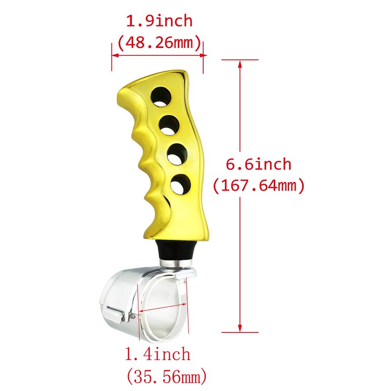 Abfer Heavy Steering Knob Unique Grip Rotation Helper Car Control