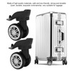 Luggage Wheels, 1Pair Swivel Suitcase Caster Wheels Outdoor Mute Double