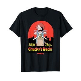 Chucky Sorry Jack Chucky’s Back Sinister Cartoon T-Shirt