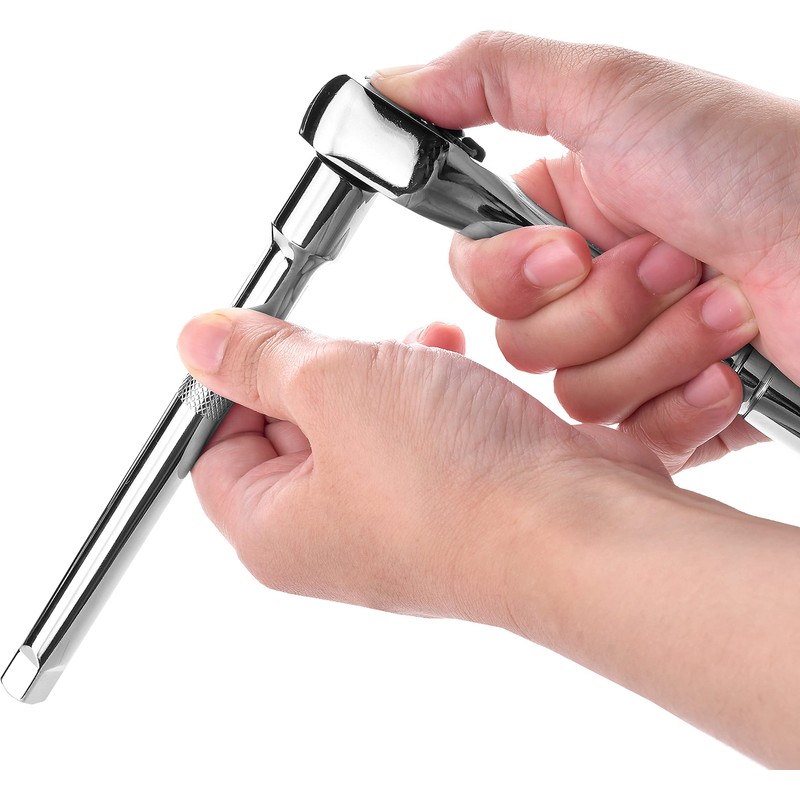 EPAuto 45 Pieces 3/8" Drive Socket Set with 72-Tooth Pear