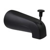 Westbrass E531D-1F-2-62 5-1/4" Reach Wall Mount Tub Spout with Front