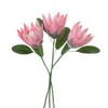 SPRIF Artificial Flowers Fake Silk Protea Cynaroides Plastic Flower Arrangements