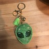 Popfizzy Bling Alien Keychain Accessories for Women and Girls, Rhinestone