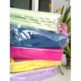 Tache 2 Piece Solid Light Pea Sage Green Duvet Cover Set, Twin XL