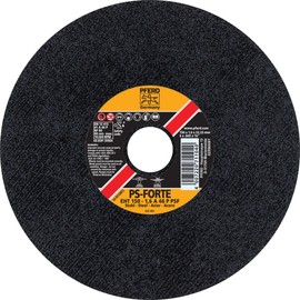 PFERD Flat Cut-Off Wheel - Type 1, Aluminum Oxide A, 6" Diameter x .045" Thickness, 7/8" Bore, 10200 Max RPM (Pack of 25) - High-Performance Cutting Discs for Various Materials (25 Pack) - Part 69964