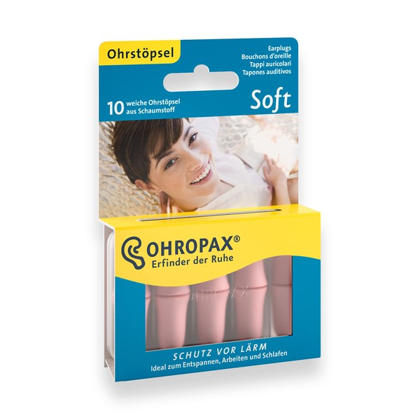 OHROPAX OHROPAX - Soft - Ohrstöpsel - - Wiederverwendbare In-Ohr-Stöpsel
