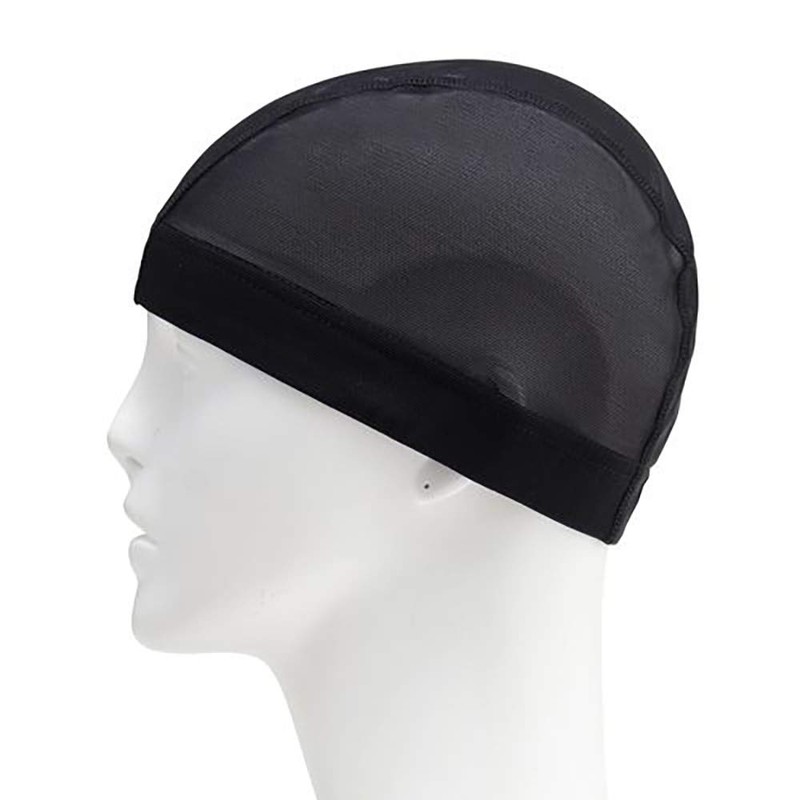 Speedo SE12050 SE12050 Logo Mesh Cap Swim Cap (Black, L)