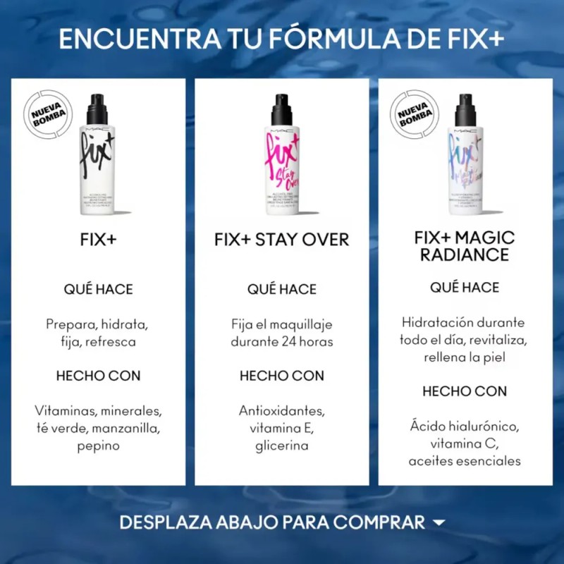 Fijador de Maquillaje Mini MAC Fix+ Overhaul | Hidratante |