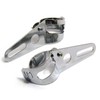 Alchemy Parts Motorcycle Headlight Fork Mount Brackets Chrome for 36mm