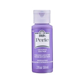 FolkArt Perle Acrylic Craft Paint, Plum Kiss, 2 fl oz