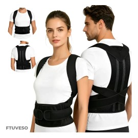 Corrector Postura Espalda Para Hombre Y Mujer Ajustable Faja