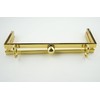 Basic Hand® Elegant Chunky Gold Square Clip Frame Wallet Shoulder
