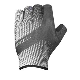 Chiba BioXCell Tan Through Cycling Gloves Short White/Black 2025: Size: L (9)