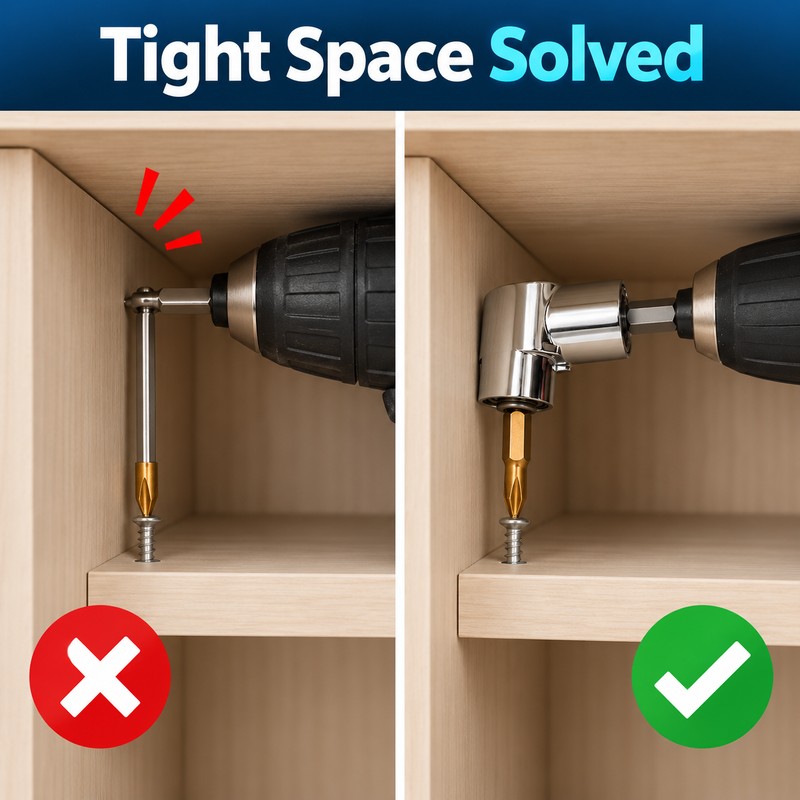 1/4-Inch Magnetic Hex Bit Holder – Quick-Change Screwdriver Bit Extension