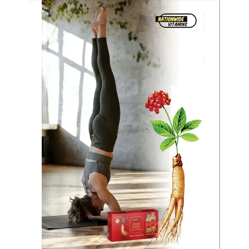 Korean Ginseng Root Drink,Pack Of 10 Bottles,Each Bottlel 120ml ,