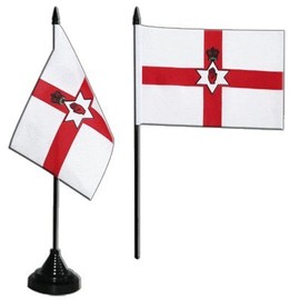 Northern Ireland Table Flag 4 x 6 inch