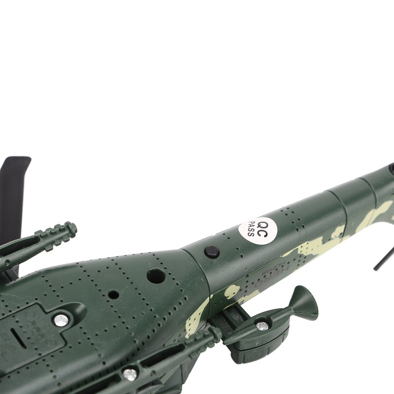 Diecast Metal Helicopter Model Sound Light Pullback Alloy Fighter Aircraft