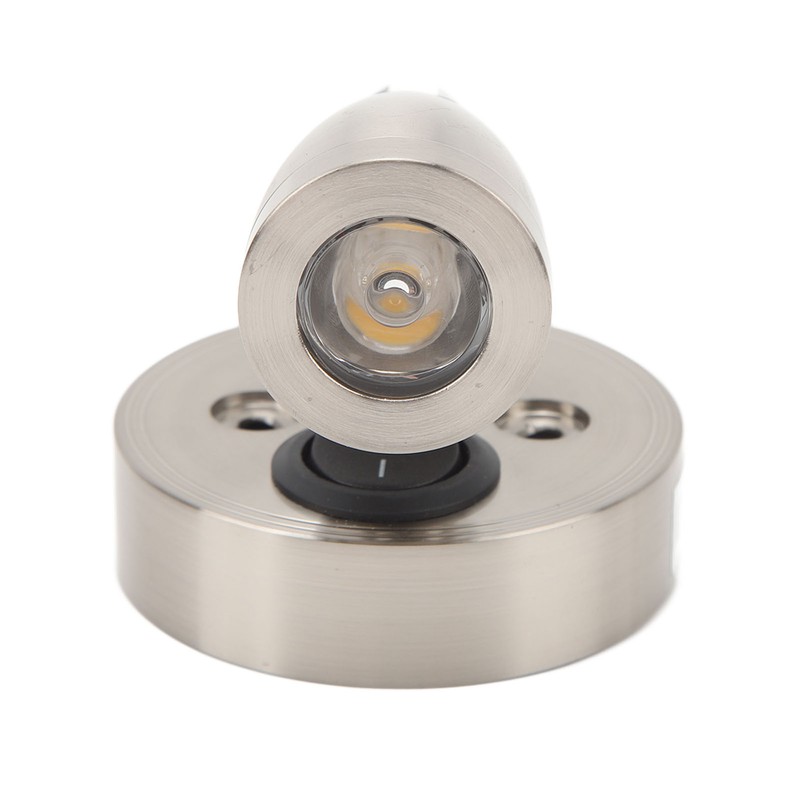 RV 12V to 24 V Reading Light Polished LED Berth