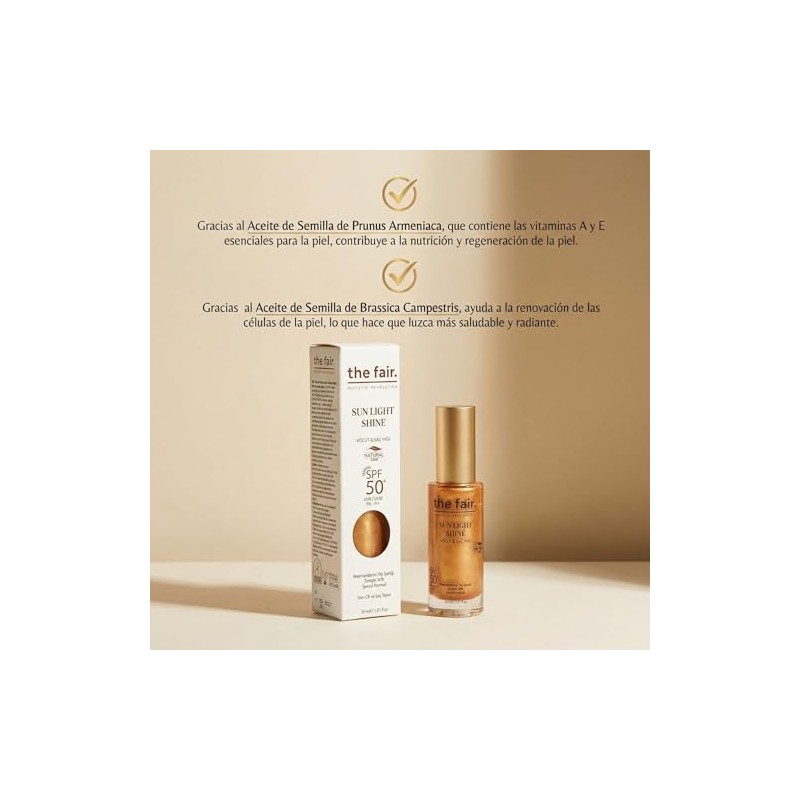 The Fair Sun Light Shine - Aceite Corporal y Capilar