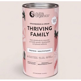 Nutra Organics Thriving Family Strawberries & Cream 450g