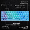 HK GAMING GK61s Mechanical Gaming Keyboard - 61 Keys Multi