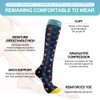 Pnosnesy Compression Socks, (7 Pairs) for Men & Women 15-20