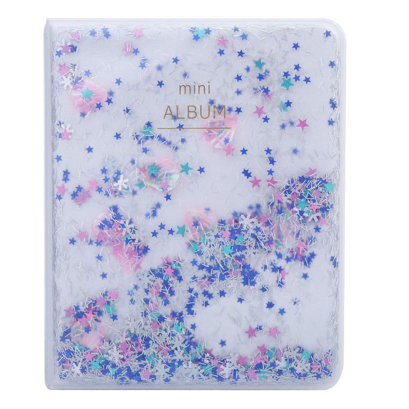 Mini Álbum de Fotos PVC Quicksand Beads 64 Bolsillos 3