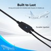 JUYODE General Aviation Headset GA Dual Plugs to Lemo 6-Pin