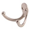 Handyhome Perchero Gancho Doble Handy Niquel 4 Piezas Niquel Satin