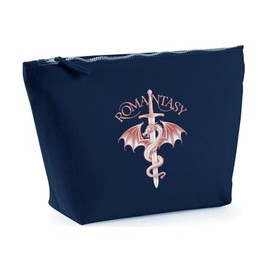 Hippowarehouse Romantasy Dragon and Sword Printed Make up Cosmetic wash Bag 18x19x9cm