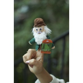 Leonardo da Vinci Magnetic Finger Puppet by The Unemployed Philosophers Guild